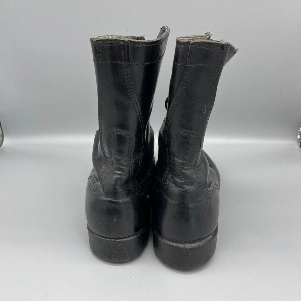 Vintage Military Combat Boots 1984 size‎ 8 Regular Waffle Sole RO Search Leather